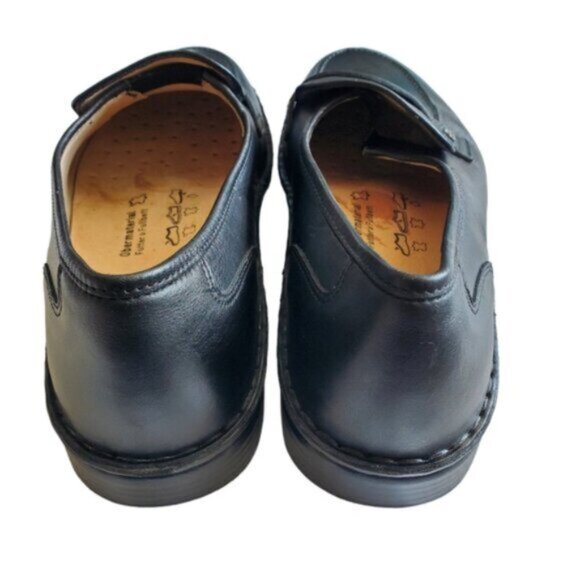 Finn Comfort Toledo Black Leather Slip on City Shoes - Picture 4 of 12